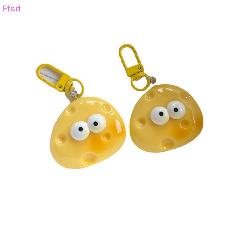 {Ffsd} Móc Khóa Hình Quả Trứng / Phô Mai Hoạt Hình Vui Nhộn Trang Trí Túi Xách * Bán Chạy