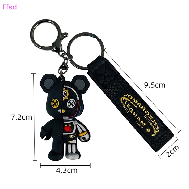 {Ffsd} Móc Khóa Da Hình Gấu Cơ Khí Cho Nam Và Nữ