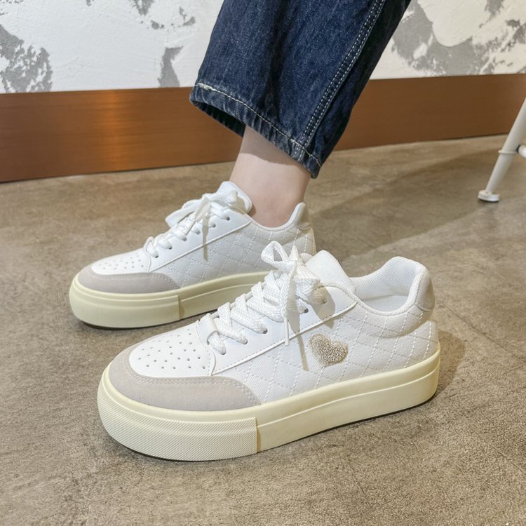 Giày Thể Thao Đế Dày Thoáng Khí Màu Sắc Thời Trang Hàn Quốc Cho Nữ