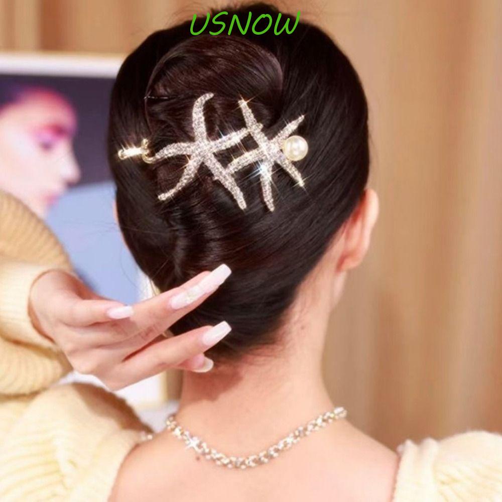 Kẹp Tóc Dạng Xoắn Hình Sao Biển / Ếch / Cá Mập Đơn Giản Thời Trang Cho Nữ