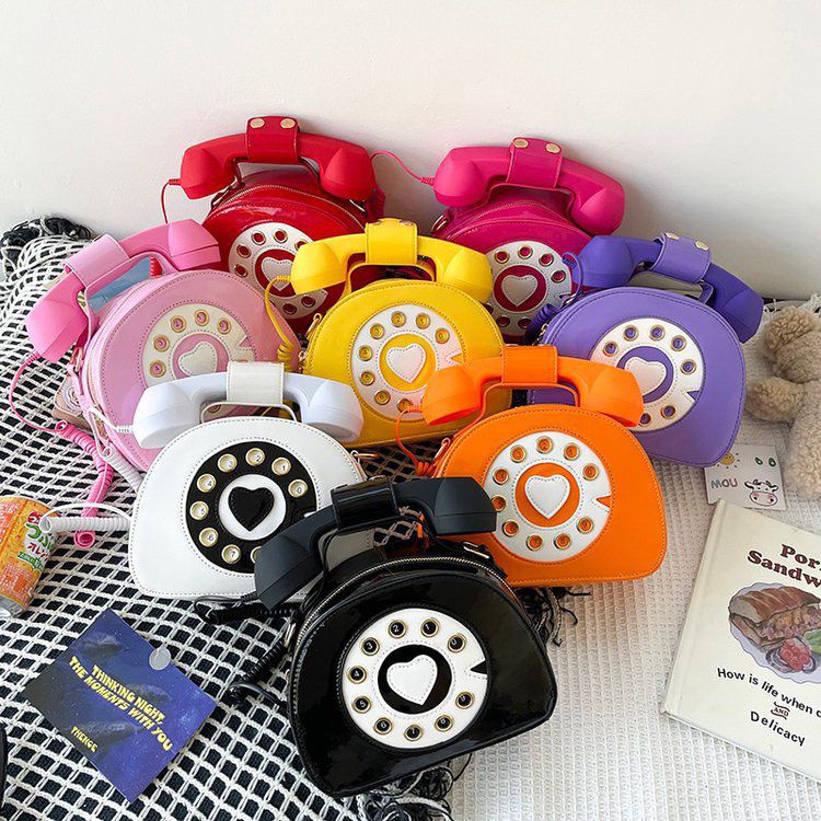 Túi Đeo Chéo Đựng Điện Thoại Hình Búp Bê Barbie Màu Hồng Dễ Thương Phong Cách Hàn Quốc