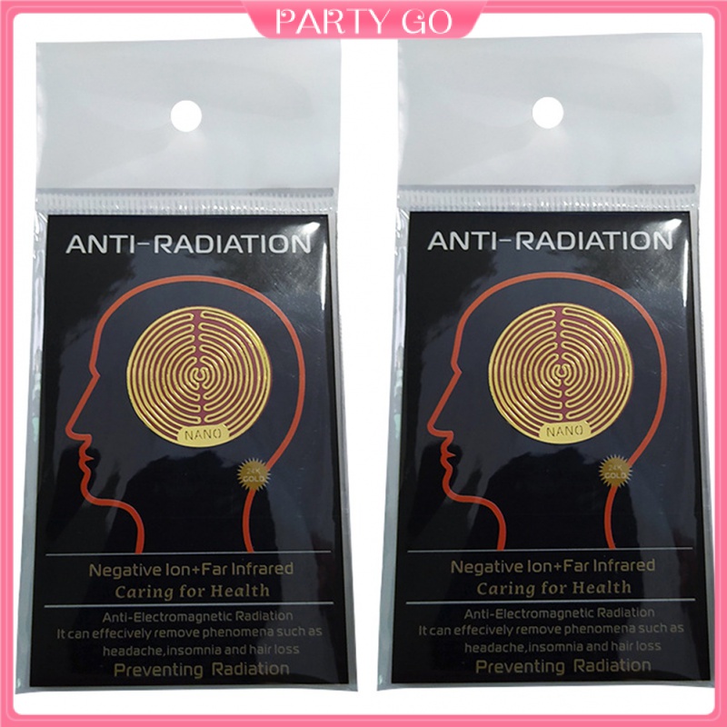 Bộ 2 Miếng Dán Bảo Vệ Chống Bức Xạ Cho Điện Thoại / Máy Tính