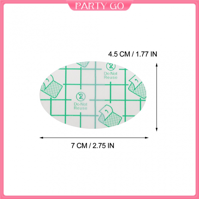 Set 20 / 60 Miếng Dán Tai Chống Thấm Nước Thoải Mái Bảo Vệ Tai Dùng Một Lần Cho Bé