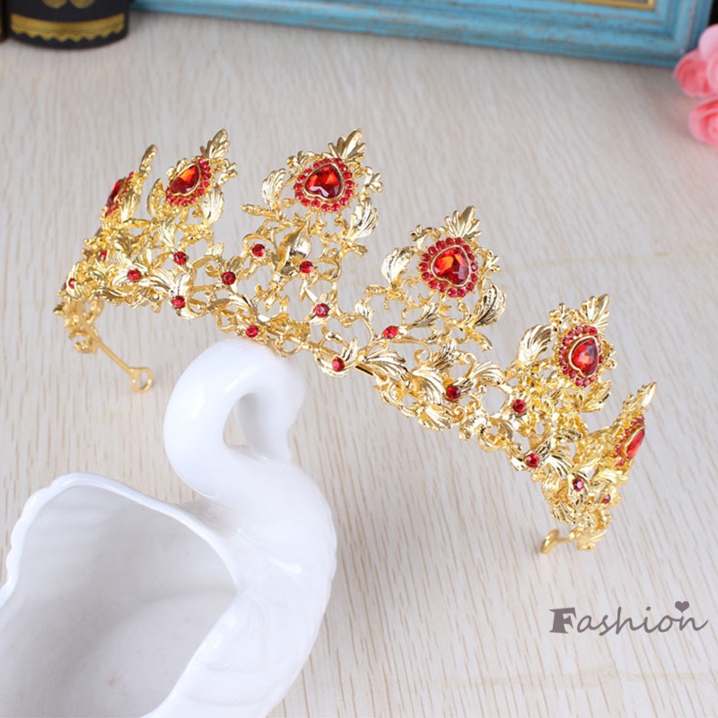 Bông Tai Đính Đá Pha Lê Màu Vàng Sang Trọng
