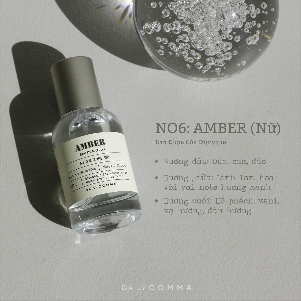 Nước hoa Daily Comma Eau de Parfum 30ml