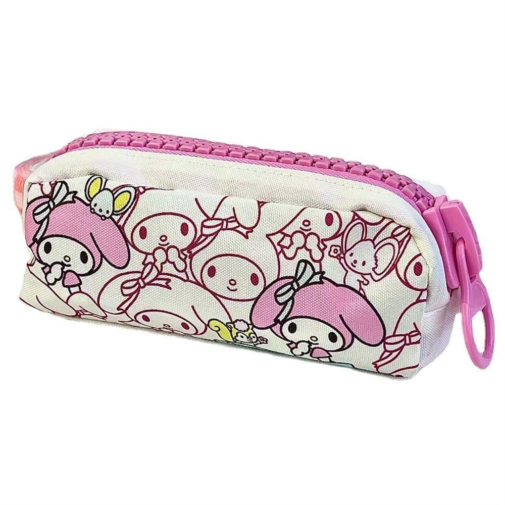 Túi Đựng Bút Bằng Vải Canvas Cỡ Lớn In Hình Melody Hoạt Hình Dành Cho Học Sinh