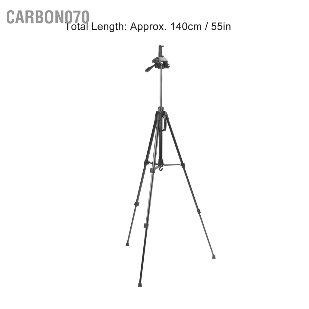 Carbon070 Chân máy di động 55in có thể gập lại Ổn định 1/4 đế ảnh vít cho chiếu điện thoại