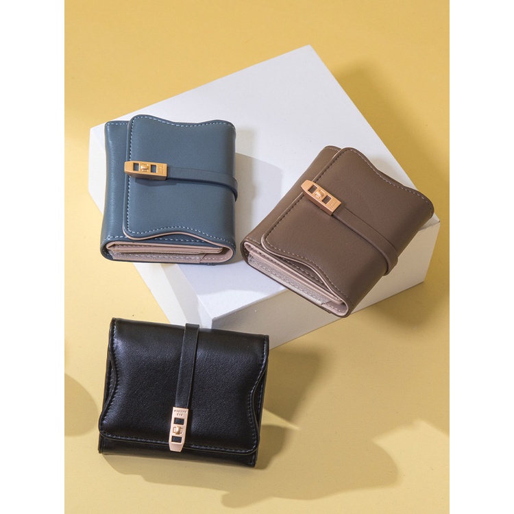 Ví Da Pu Mềm Nhỏ Xinh Thời Trang Cho Nữ