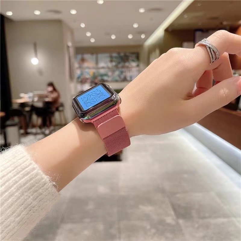 Bộ 4 Dây Đeo Silicone Cho Đồng Hồ Thông Minh Apple Watch Ultra Series 8 7 6 se5 4 3 2 40mm 44mm 45mm 41mm 42 38mm 49mm