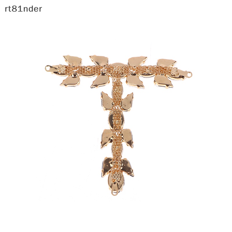 Rt 1 Cặp Đầu Nối Bikini Đính Đá Trang Trí Thủ Công DIY