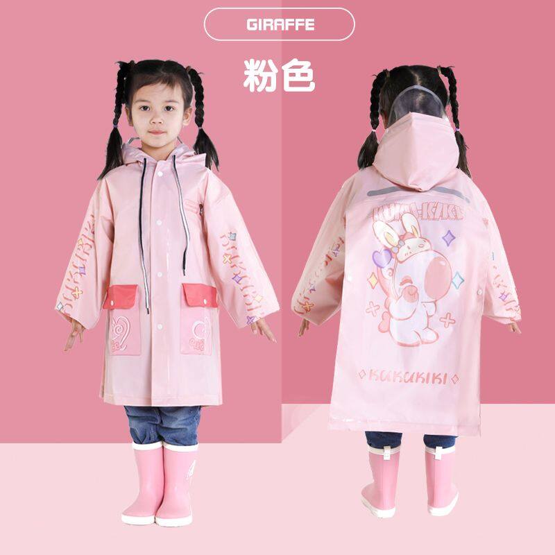 Áo Mưa Trong Suốt In Họa Tiết Hoạt Hình Chống Nước Thời Tiết 2023 Cho Bé Mới