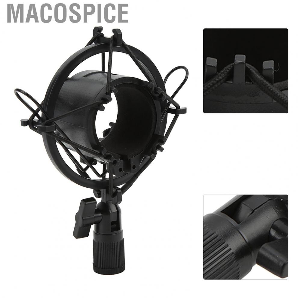 Macospice Microphone Shock Mount Holder Mic  47‑57mm For Recording ZIN