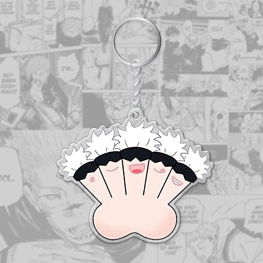 Móc khoá nhân vật Jujutsu Kaisen Chú thuật hồi chiến con ciu Gund Anime trang trí túi xách balo làm quà tặng bạn bè