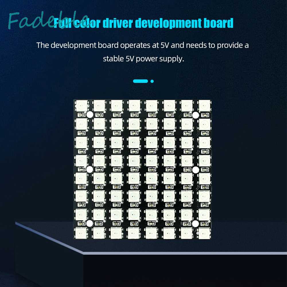 Bảng Mạch Phát Triển WS2812 64-bit 5050 RGB LED Đủ Màu