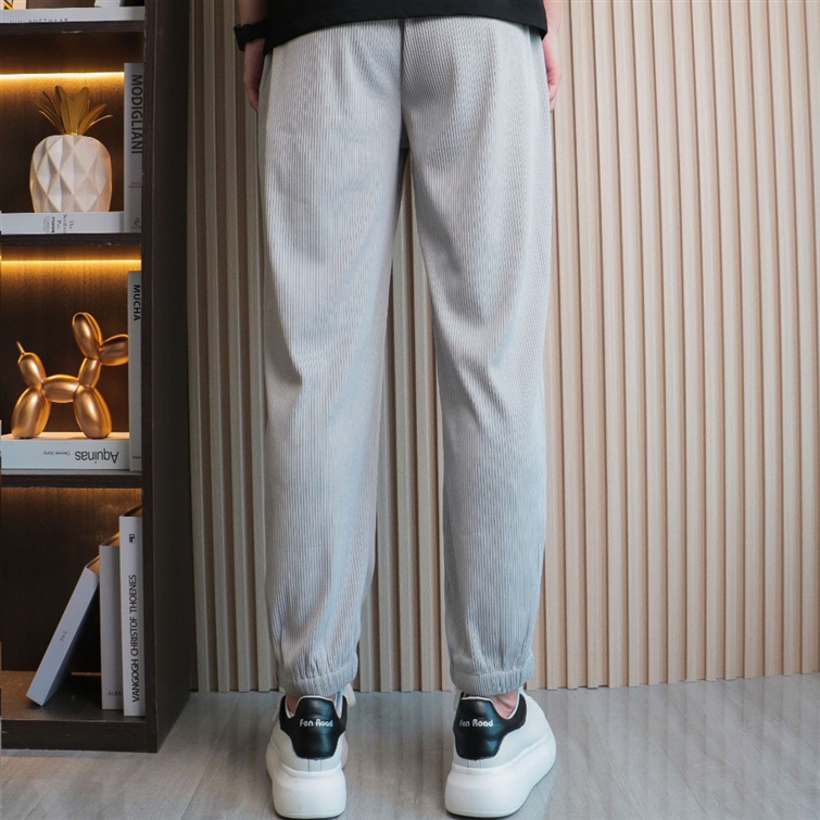 Laixi Preferred Quần Thể Thao Vải Lụa Lạnh Nhanh Khô Độ Co Giãn Cao Phong Cách Mới Mùa Hè Thu Sớm