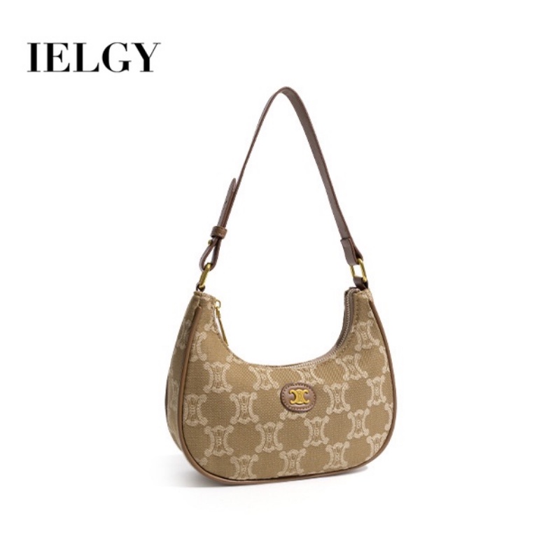 Ielgy Niche Túi Đeo Vai / Kẹp Nách Hình Bán Nguyệt Thiết Kế Cá Tính Chất Lượng Cao Cho Nữ