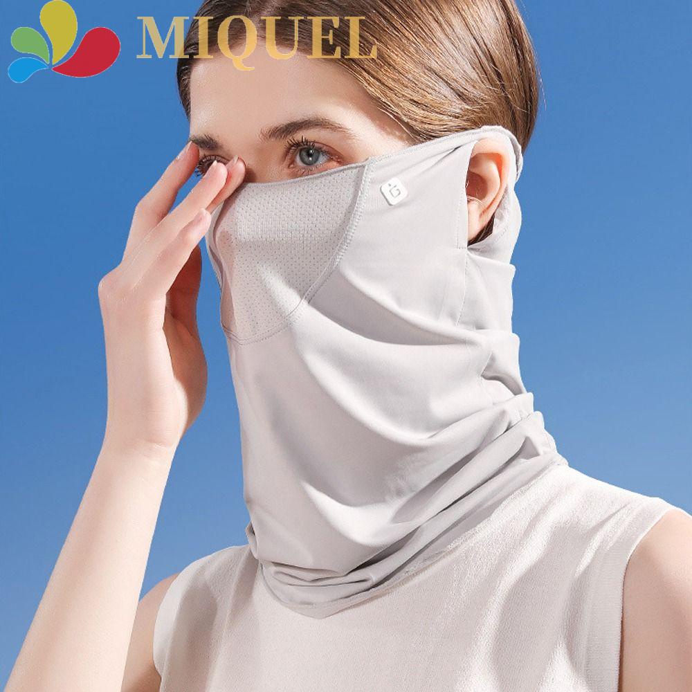 Khẩu Trang Che Mặt Và Cổ Chống Tia UV Chống Nắng Màu Sắc Đơn Giản