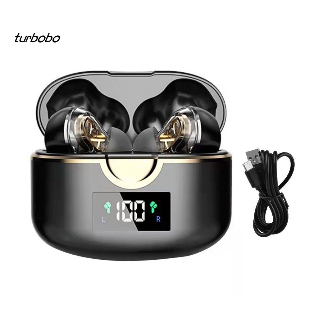 Set Tai Nghe Nhét Tai Không Dây T22 Mega Bass Trầm Màn Hình Kỹ Thuật Số Kết Nối Bluetooth 5.2 Và Phụ Kiện
