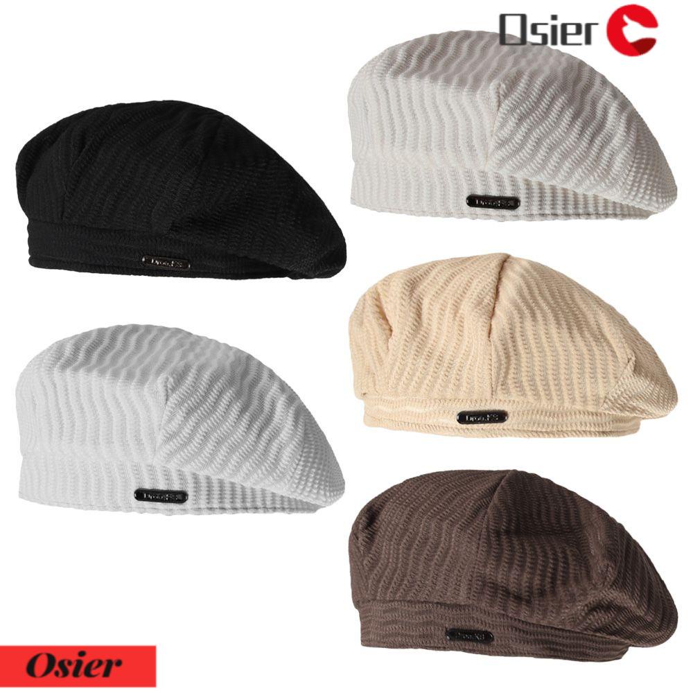 Osier1 Mũ Beret Màu Trơn Thoáng Khí Thời Trang Cho Họa Sĩ