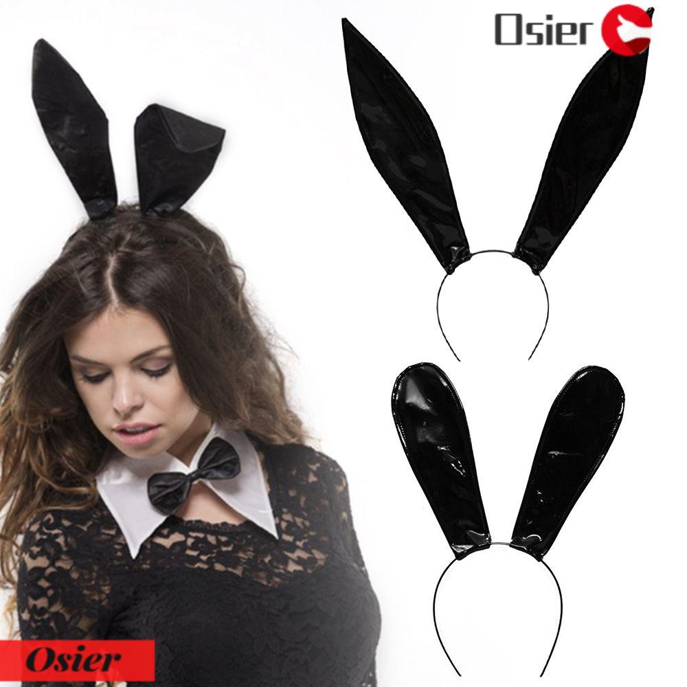 1 Băng Đô Cài Tóc Bằng Da Họa Tiết Thỏ Phục Sinh Dễ Thương Cho Bạn Gái