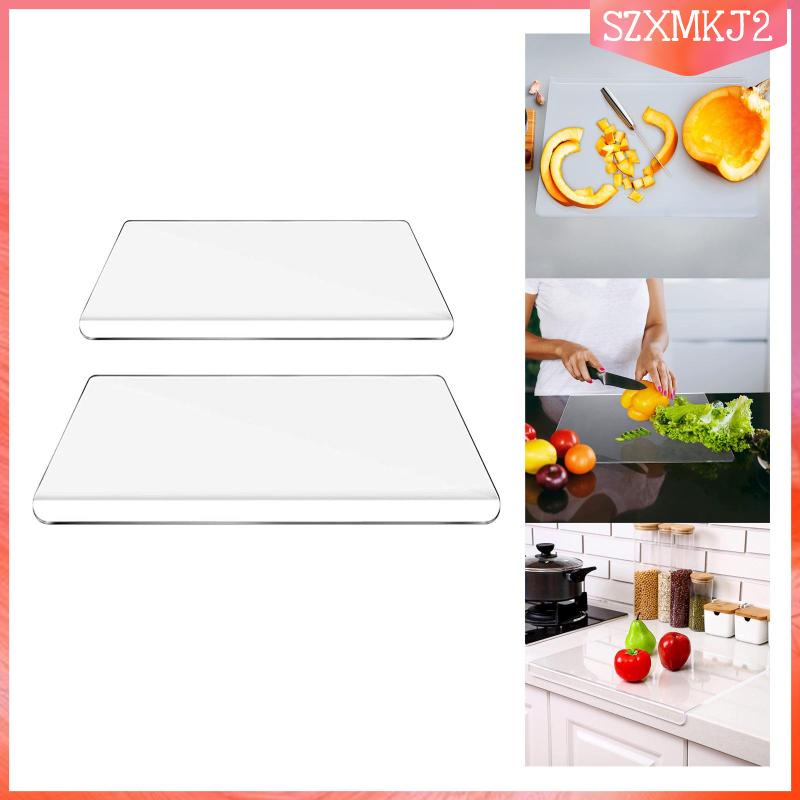 [szxmkj2] Thớt Cắt Tráng Miệng Trong Suốt Cỡ Lớn