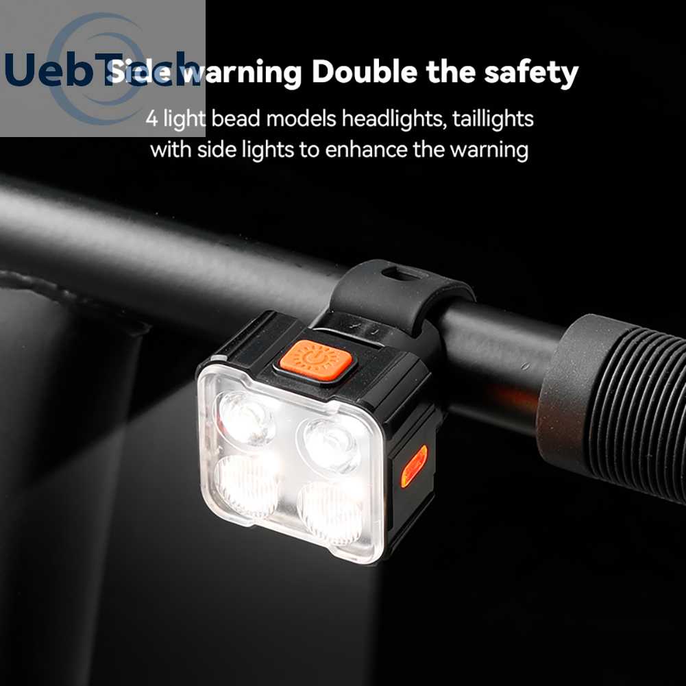 Đèn Pha LED Sạc USB Chuyên Dụng Cho Xe Đạp