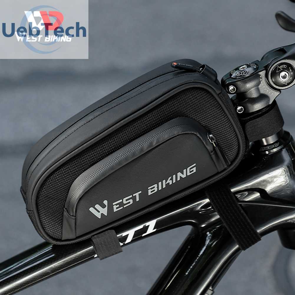 Túi Đựng Đồ Gắn Khung Trước Xe Đạp Chống Thấm Nước Màu Phản Quang 1.5L