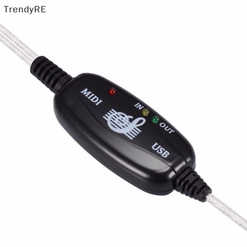 Dây Cáp Chuyển Đổi USB IN-OUT MIDI Sang Bàn Phím Âm Nhạc Dành Cho Máy Tính
