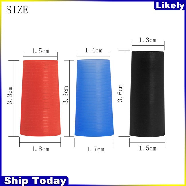 Bộ 3 Vỏ Bọc Nút Bần Bằng Silicone Thay Thế Cho Kèn Alto Tenor Saxophone