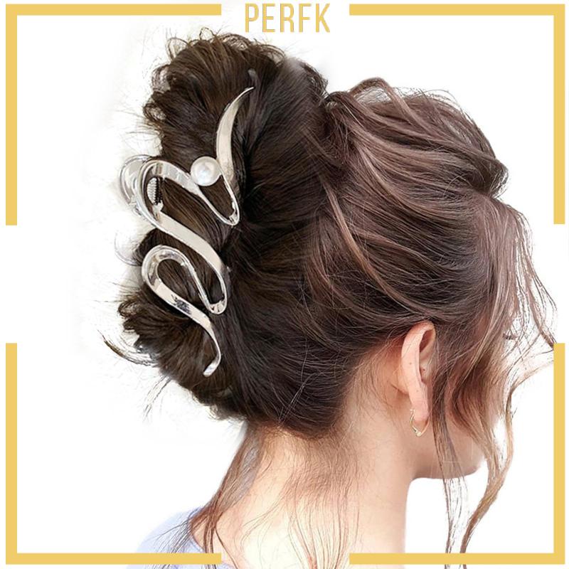 Kẹp Tóc Dày Dặn Bằng Kim Loại Dành Cho Mọi Loại Tóc