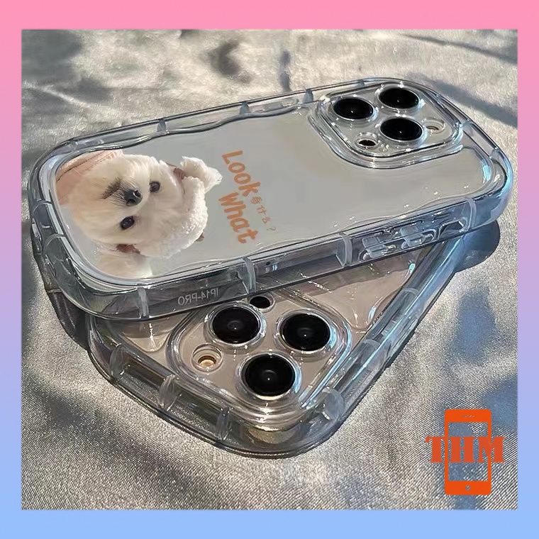 Ốp lưng iphone Chó Bichon dễ thương, xà phòng chống rơi, vỏ mềm silicone Cho Iphone 6 / 6S / 6splus / se / 7 / 7plus / 8 / 8plus / X / xs / xsmax / 11 / 12 / 13 / 14 / Plus / Pro / Pro Max-416