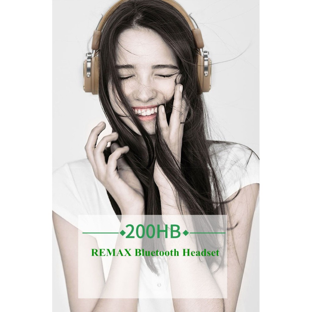 Tai nghe Bluetooth trùm đầu Remax 200HB - hãng