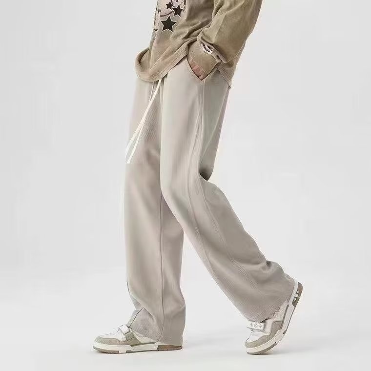 Quần Dài Mỏng Ống Suông Rộng Thoải Mái Thời Trang Đường Phố Mỹ 2023