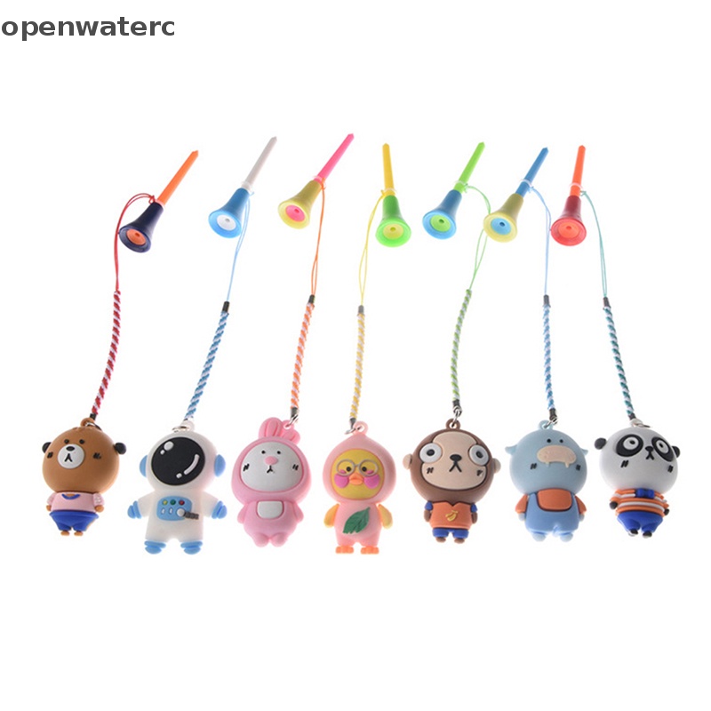 1 Phụ Kiện Giữ Bóng Golf Bằng Cao Su Họa Tiết Hoạt Hình Kèm Dây Chống Mất Tiện Dụng