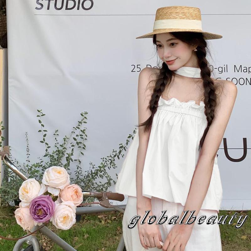 Áo Kiểu Trễ Vai Màu Sắc Thời Trang Mùa Hè Cho Nữ