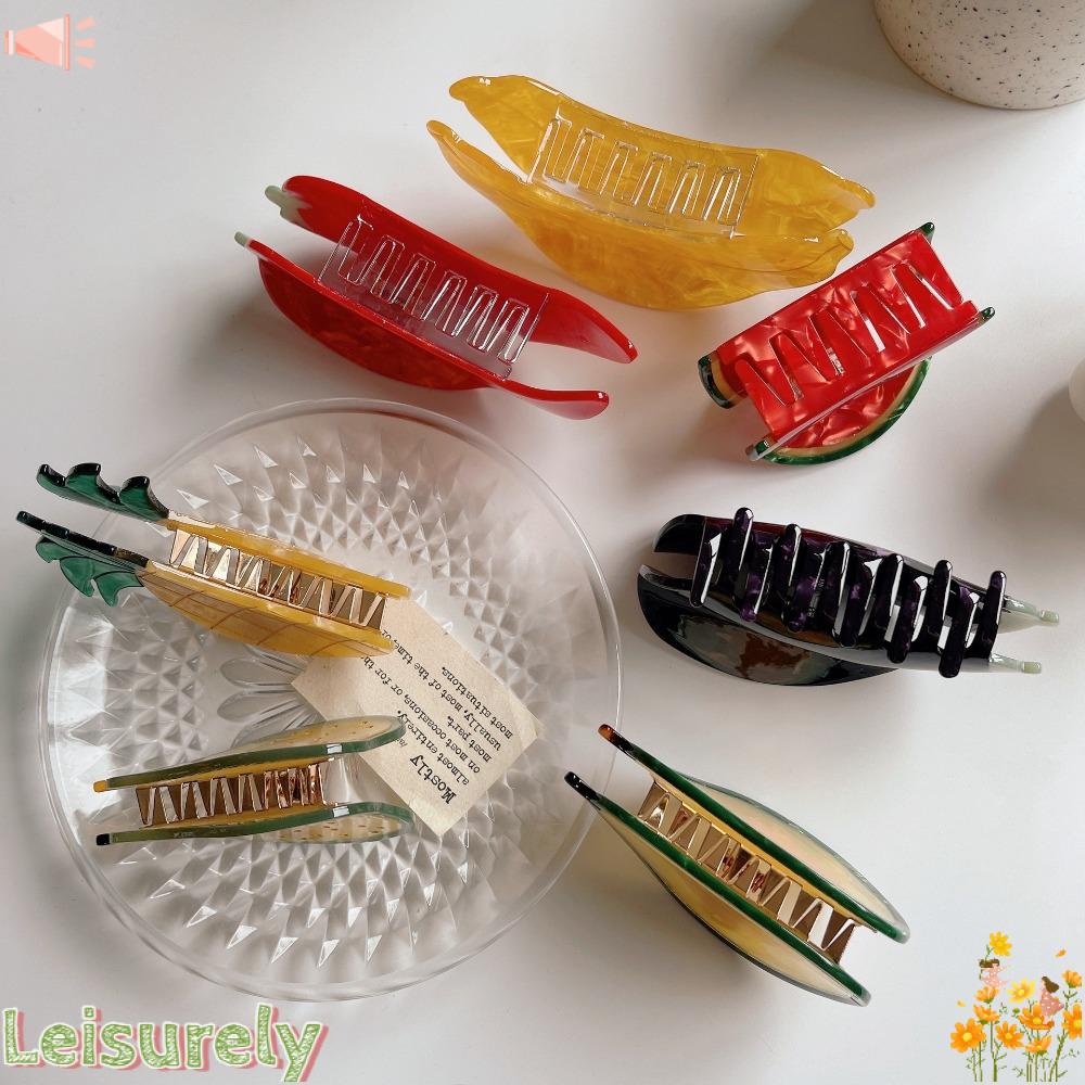 Kẹp Tóc Hình Trái Cây Nhiều Màu Sắc Thời Trang Mùa Hè Dành Cho