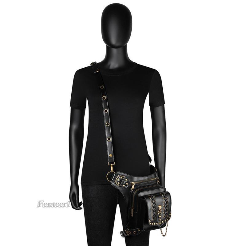 [Fenteer1] Túi Đeo Hông / Hông Phong Cách Steampunk Với Dây Đeo Có Thể Điều Chỉnh