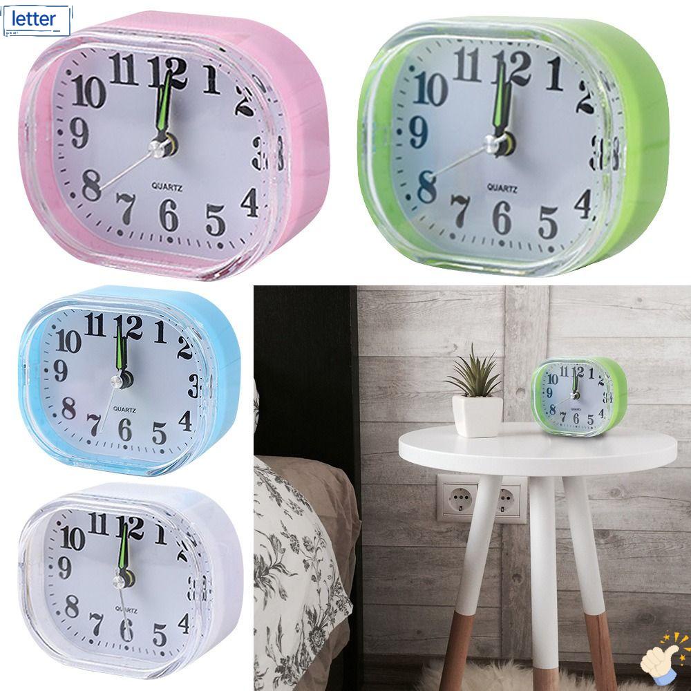 Đồng Hồ Báo Thức Chạy Bằng Pin Kiểu Dáng Đơn Giản Dùng Trang Trí Nhà