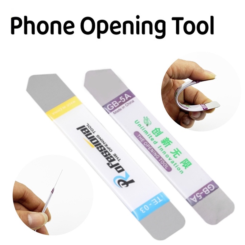 Dụng Cụ Tháo Gỡ Pin Điện Thoại / Máy Tính Bảng Bằng Thép Không Gỉ Mềm Mỏng Không Vỡ