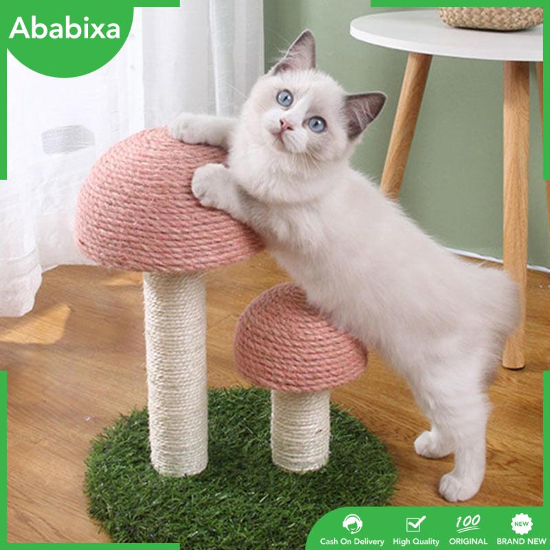 Gậy Cào Móng Kèm 2 Cây Nấm Siêu Bền Dùng Tập Thể Dục Trong Nhà Cho Mèo Cưng