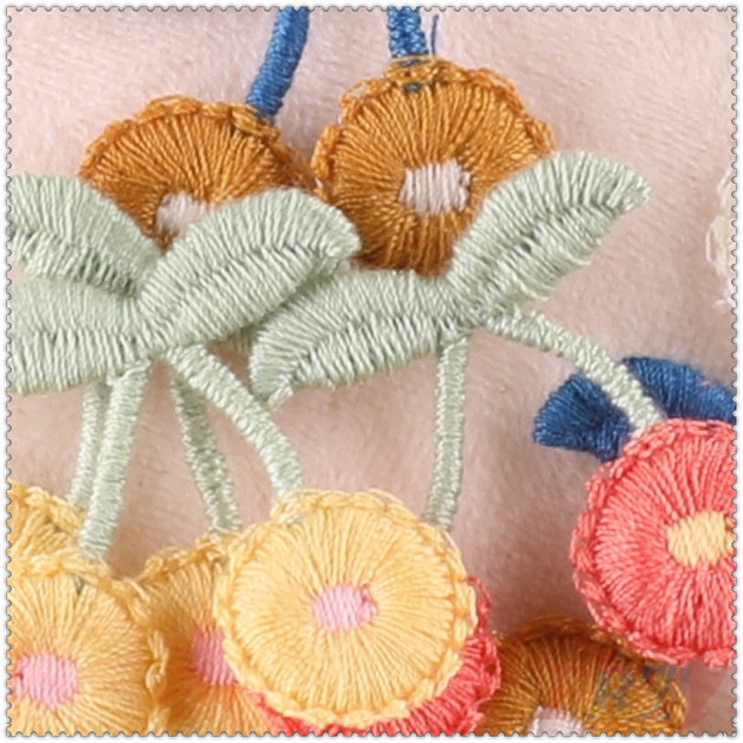 ✿ Sticker Ủi Thêu Hình Quả Cherry ✿ 1 Phụ Kiện Trang Trí Tóc Cho Bé