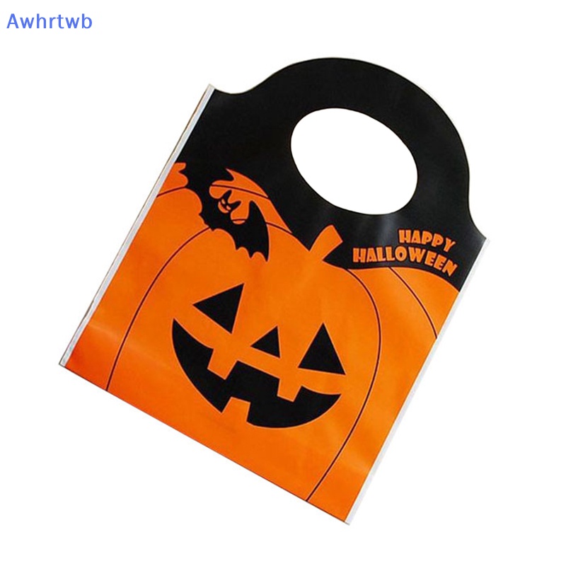 Set 50 Túi Đựng Kẹo Halloween Có Tay Cầm Mới