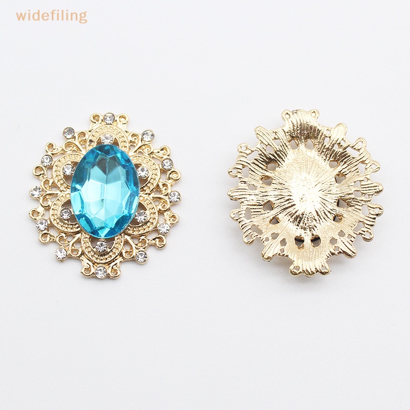 Set 5 Nút Đá Pha Lê 24 * 27MM Dùng Làm Trang Sức DIY