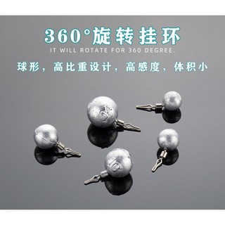 Chì Câu Cá Có Khuyên Nhiều Size Lựa Chọn