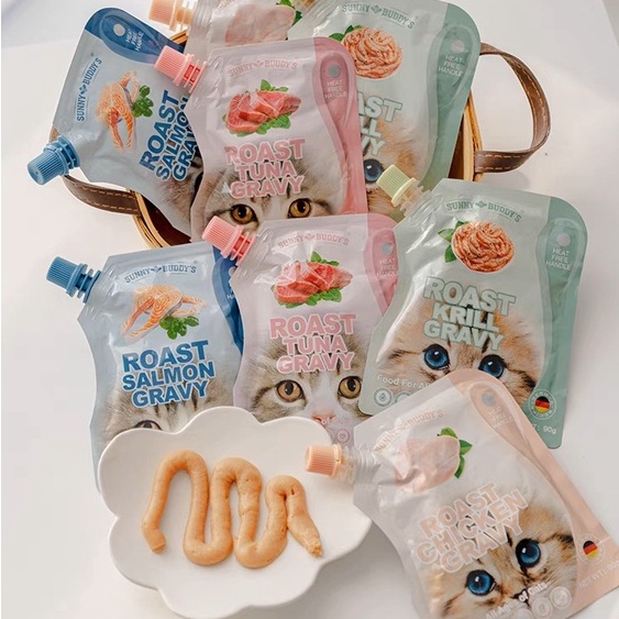SÚP THỊT CHO MÈO ROAST SUNNY BUDDY'S GÓI 90G
