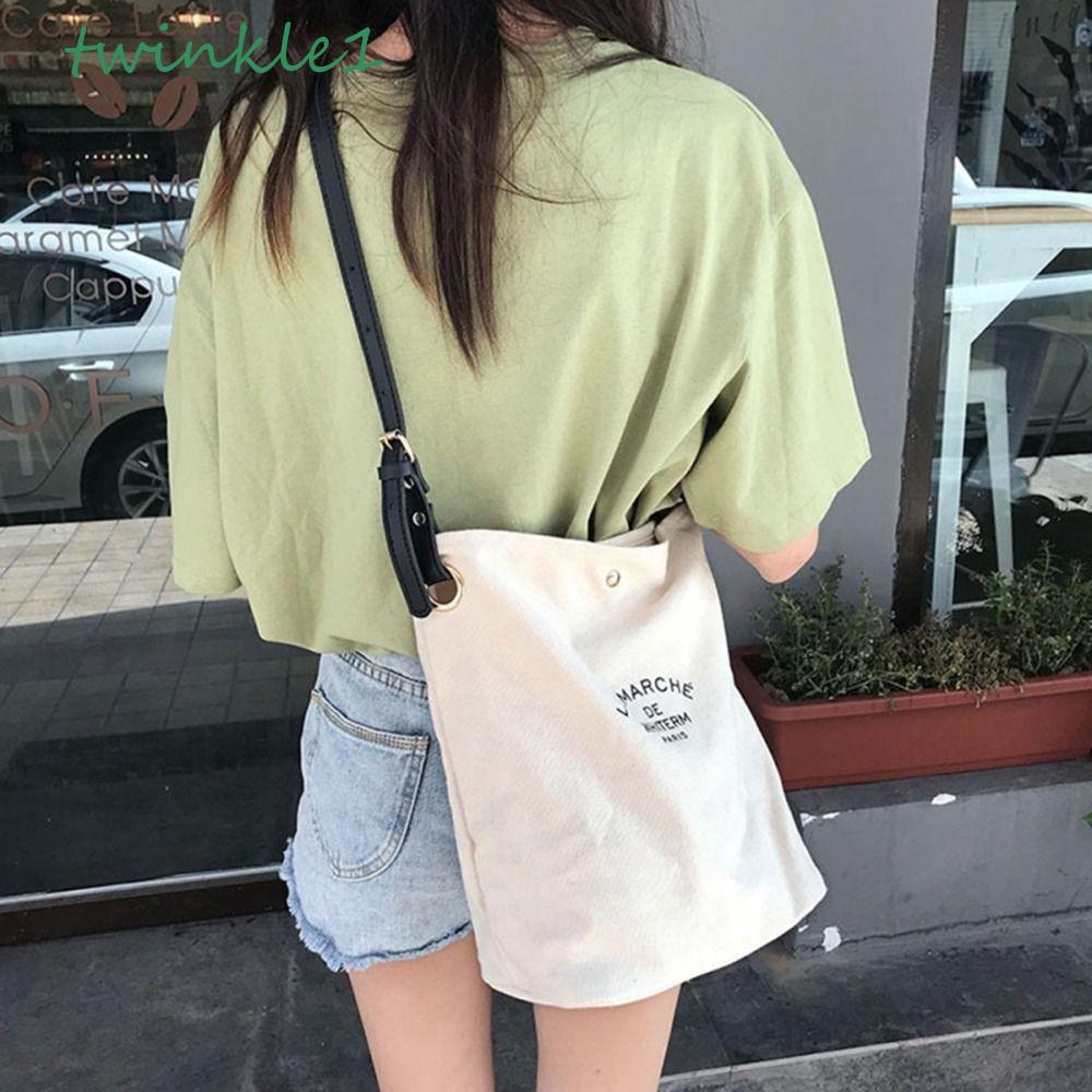 Túi Đeo Chéo In Chữ Dễ Thương Cho Nữ