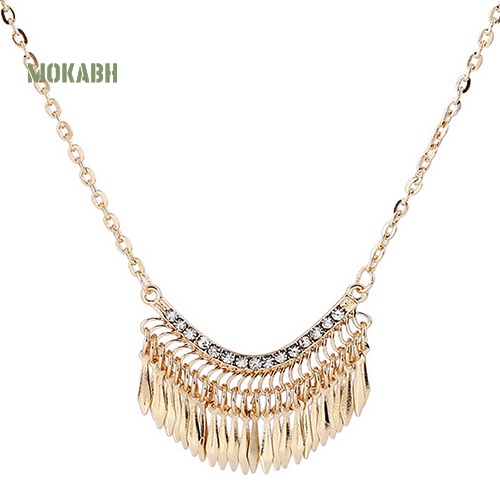 Vòng Cổ Choker Dáng Dài Đính Đá Nhiều Màu Sắc Cá Tính Cho Nữ