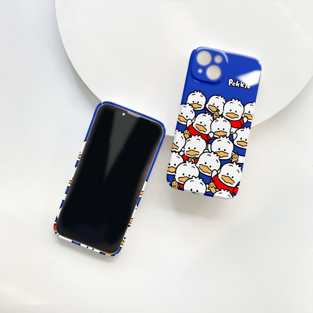 Ốp Điện Thoại Cứng Hình Chú Vịt Dễ Thương Cho iPhone14 / 13 / / xr 1178 Plus / 12 Film / xs