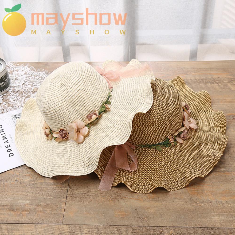 Mũ Cói Rộng Vành Thời Trang Mùa Hè Dành Cho Nữ