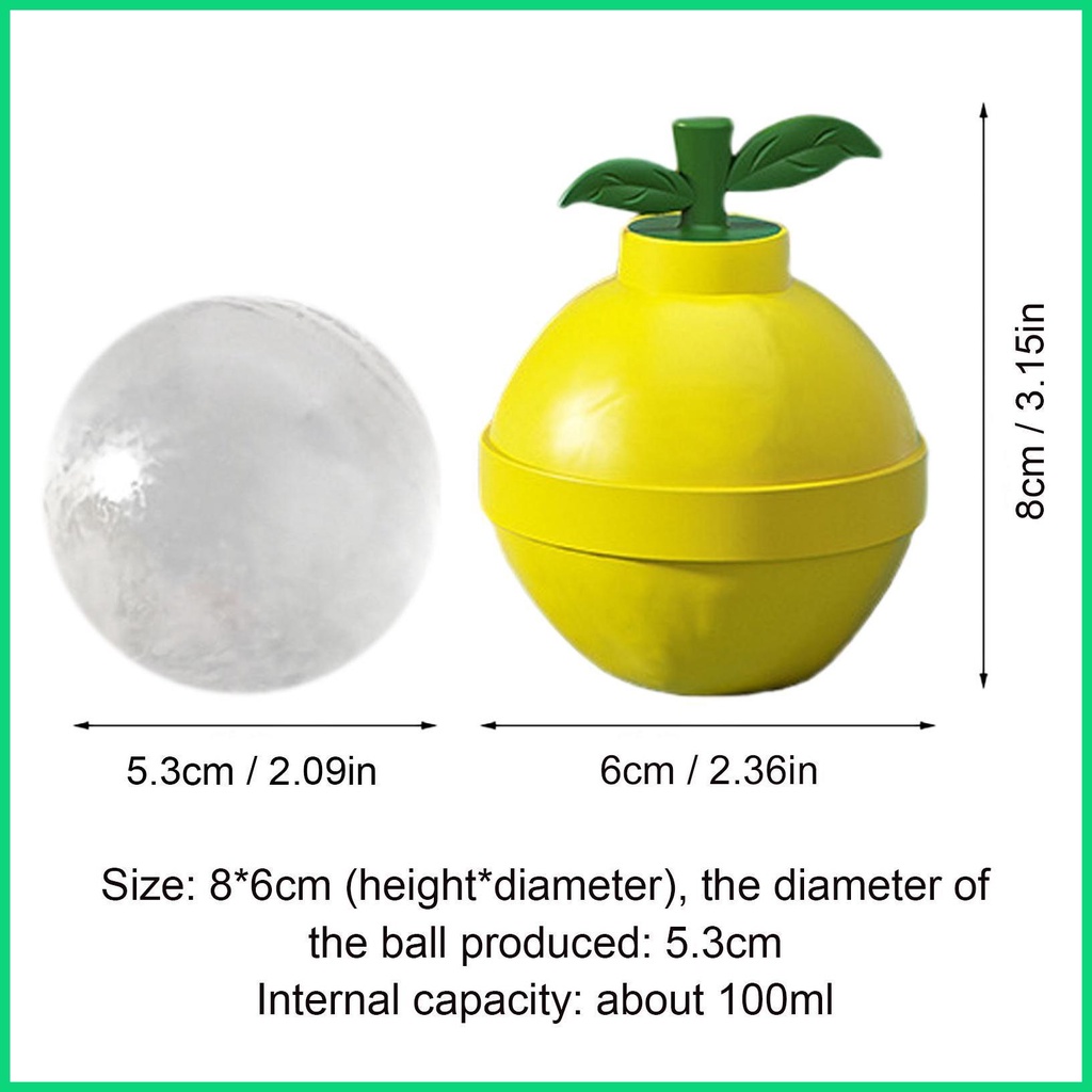 Khuôn Làm Đá Hình Cầu Bằng Silicone DIY Dễ Tháo Gỡ